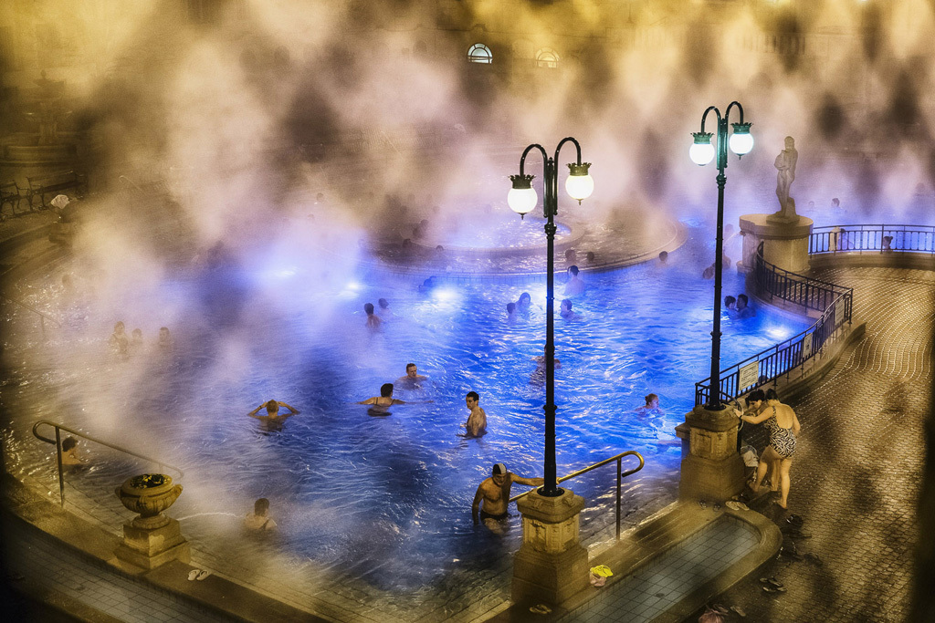 The Thermal Spa in Budapest is one of the favourite activities of the Hungarian especially in winter. We were fortunate to gain special access to shoot in the Thermal Spa thanks to our tour guide, Gabor. I love how the mist caused by the great difference in temperature between the the hot spa water and the atmosphere. It makes the entire spa experience more surreal and mystical.