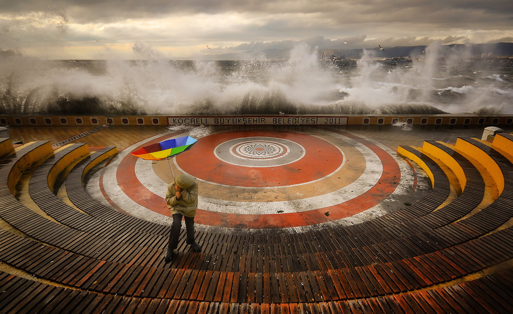 During I was taking photo with my nephew, the storm came and I caught this beautiful moment.